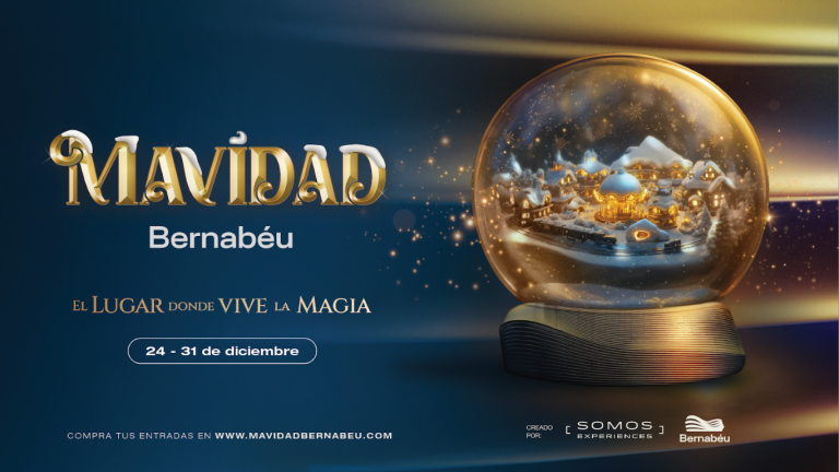El Bernabéu se convierte en la bola de Navidad más grande del mundo
