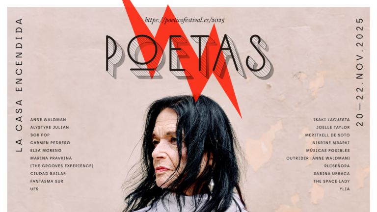 Anne Waldman encabeza los 20 años de POETAS: tres días de verso, música y cuerpo en La Casa Encendida