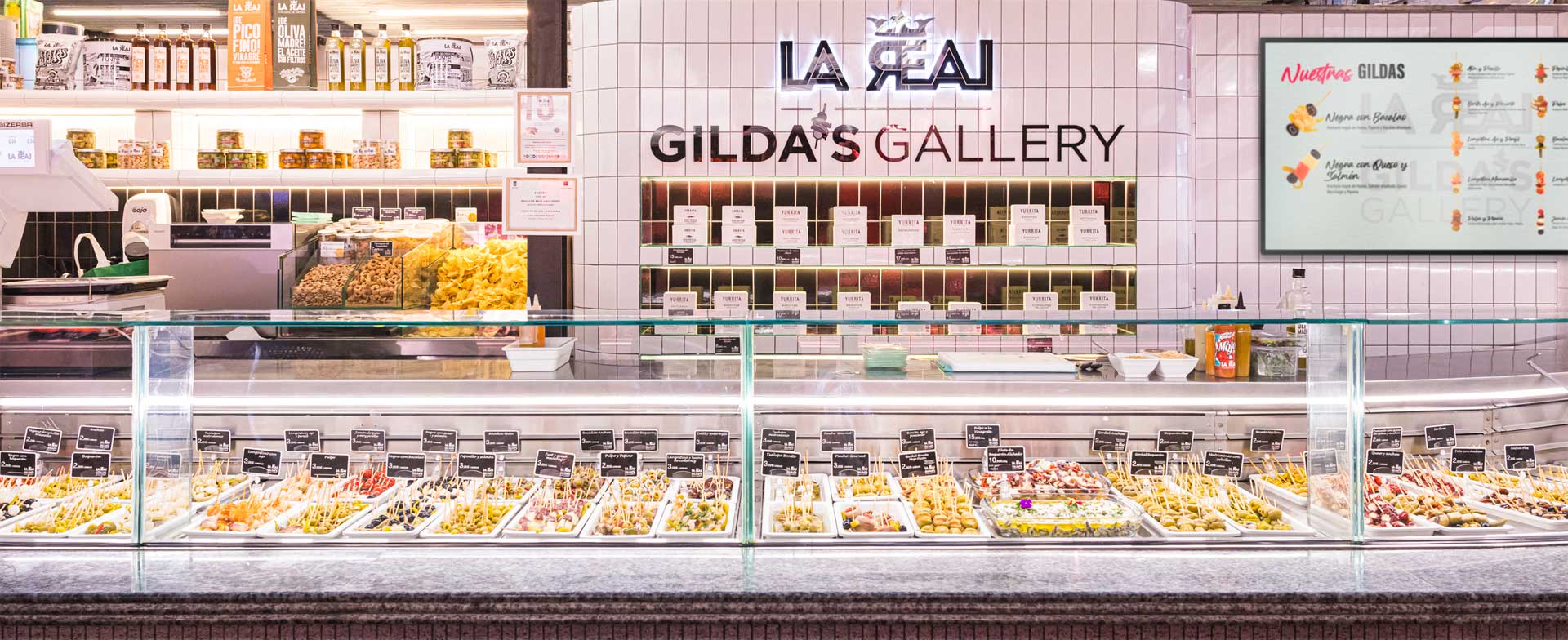 Gildas variadas en La Real Gildas Gallery Mercado de San Antón