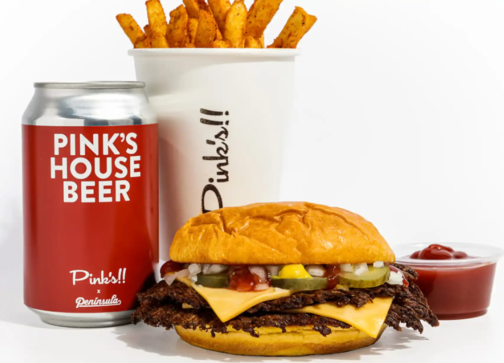 Pink’s smash burger sin gluten en Madrid