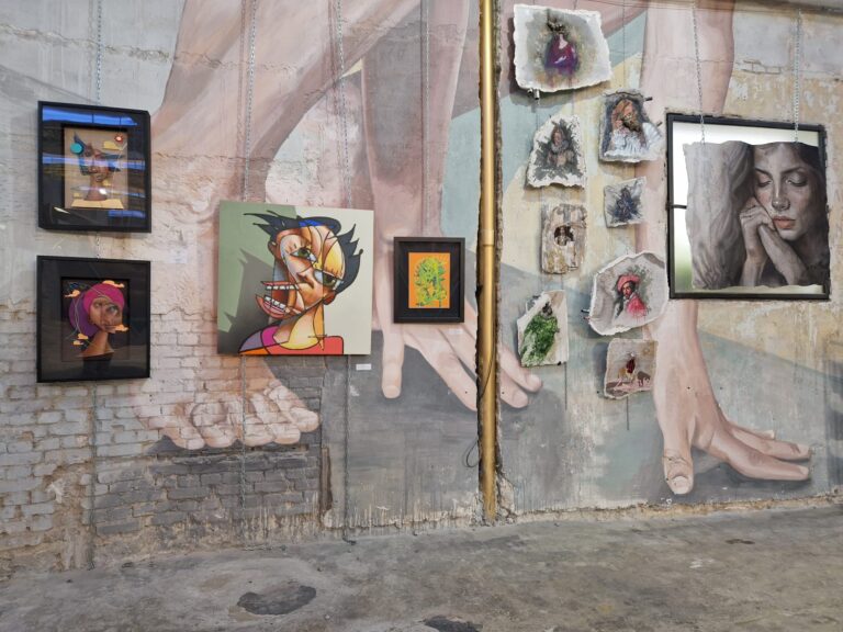 Sala de exposición de 95 Art Gallery en Carabanchel