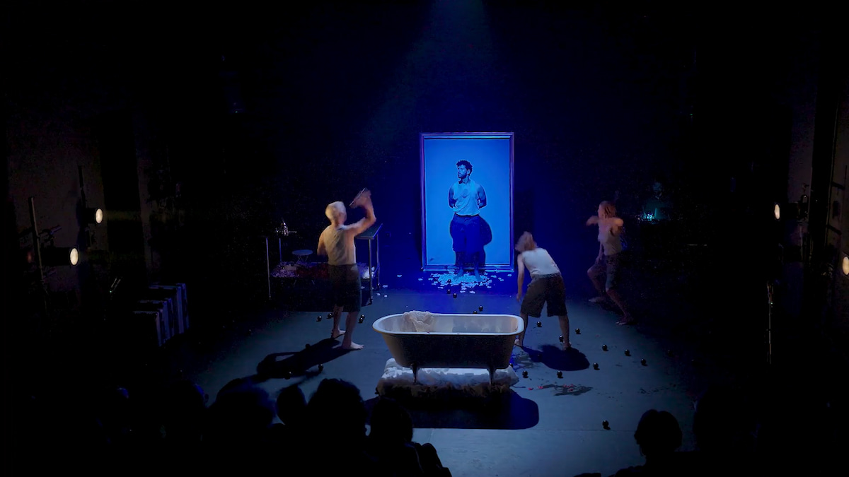 Escena de El hambre imposible en Teatro del Barrio