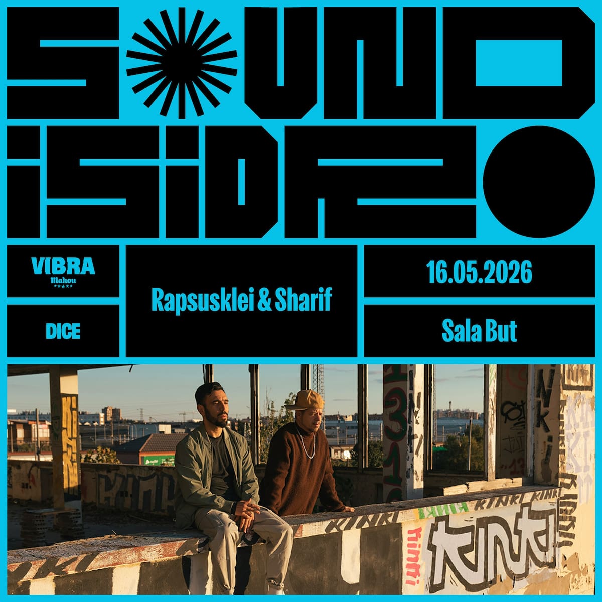 Rapsusklei y Sharif en Sala But Madrid