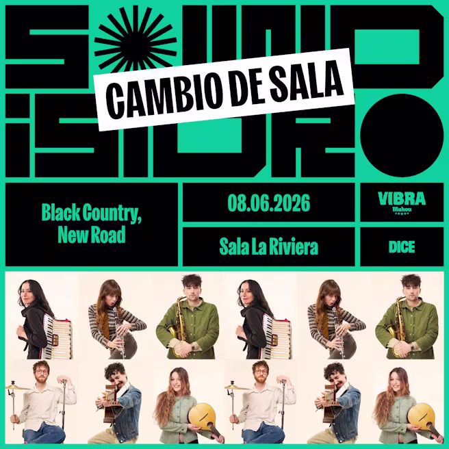 Black Country New Road en La Riviera Madrid