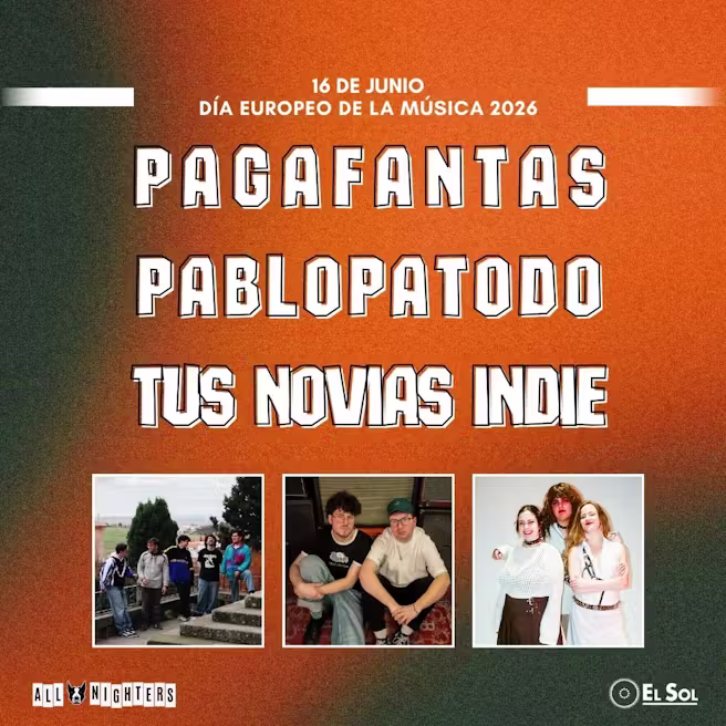 Pablopato Pagafantas y Tus Novias Indie en Sala El Sol Madrid